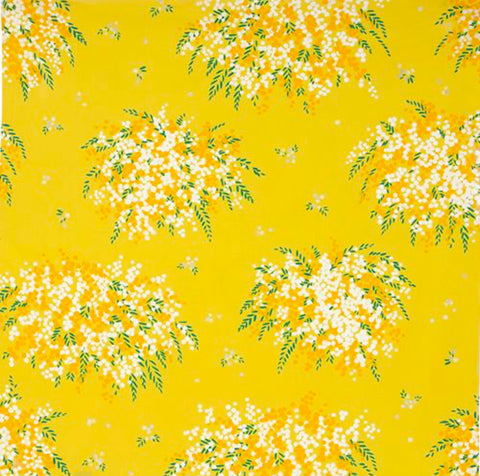 Furoshiki wrapping “ Mimosa| Blue |Yellow ”
