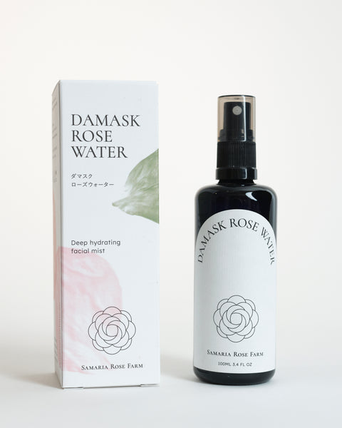 Damask Rose Water 100% Pure / Deep Hydrating Facial Mist ローズウォーターフェイシャルミスト