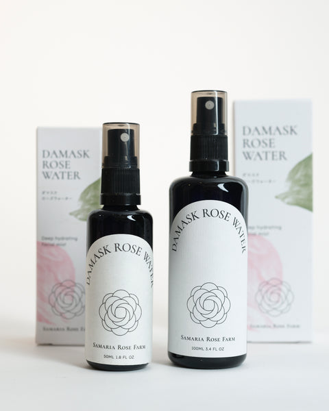 Damask Rose Water 100% Pure / Deep Hydrating Facial Mist ローズウォーターフェイシャルミスト