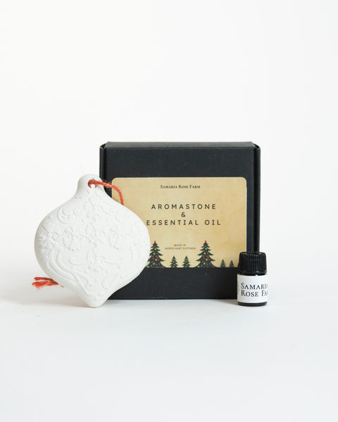 Aroma stone with essential oil & Soap Gift