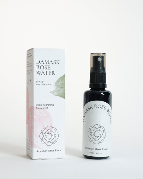 Damask Rose Water 100% Pure / Deep Hydrating Facial Mist ローズウォーターフェイシャルミスト