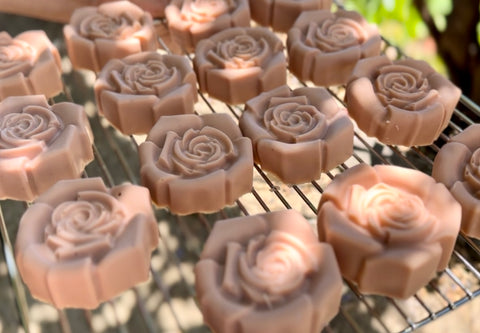 Damask Rose Soap (rose shape) ローズソープ