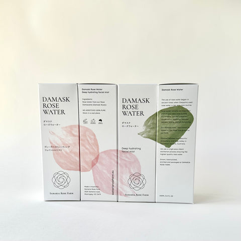 Damask Rose Water 100% Pure / Deep Hydrating Facial Mist ローズウォーターフェイシャルミスト