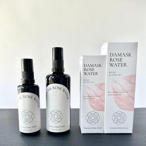 Damask Rose Water 100% Pure / Deep Hydrating Facial Mist ローズウォーターフェイシャルミスト