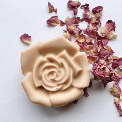 Damask Rose Soap (rose shape) ローズソープ