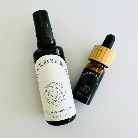 Rose face care ( Rose water & Face oil )