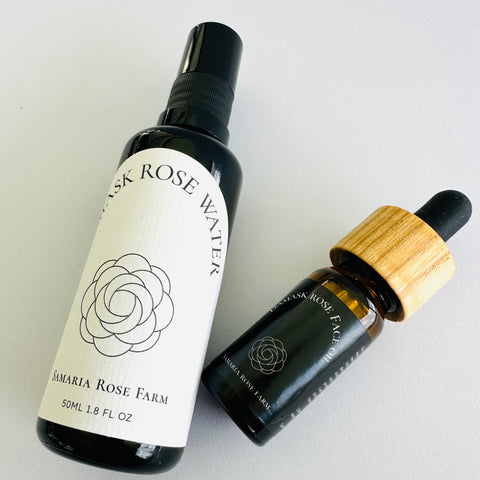 Rose face care ( Rose water & Face oil )
