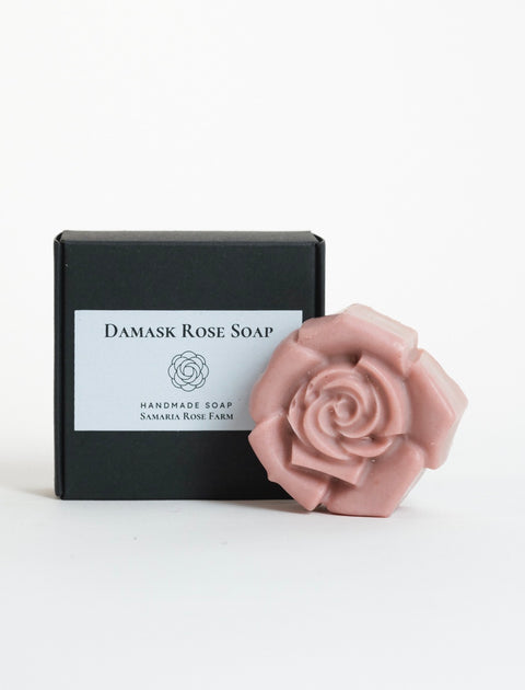Damask Rose Soap (rose shape)　ローズソープ