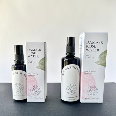 Damask Rose Water 100% Pure / Deep Hydrating Facial Mist　ローズウォーターフェイシャルミスト