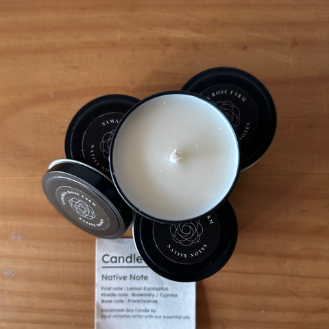Candle soy candle ( Native scent )